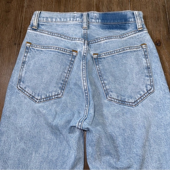 Abercrombie & Fitch The Ankle Straight Ultra High Rise Jean Size 24 Long blue - Picture 11 of 12